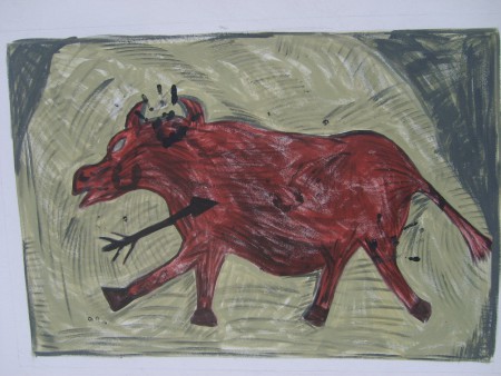 A arte rupestre é composta por representações gráficas (desenhos, símbolos, sinais) .